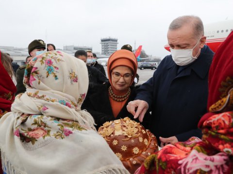 Ərdoğanın Ukraynaya səfəri başladı