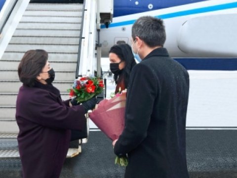 Sahibə Qafarova Estoniyaya səfər edib