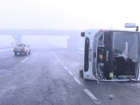 Xocavənddə 22 nəfərin qəzaya düşdüyü avtobusun sürücüsü SAXLANILDI