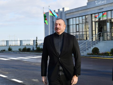 Prezident “Yaşma” yarımstansiyasının açılışında - FOTOLAR