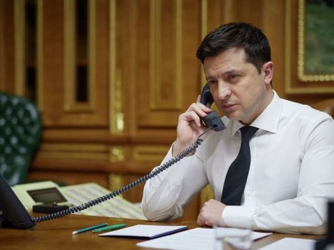 Zelenski Şarl Mişelə zəng etdi