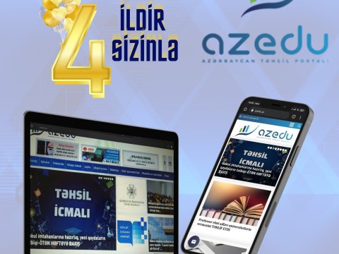 “AzEdu.az”ın 4 yaşı tamam olur