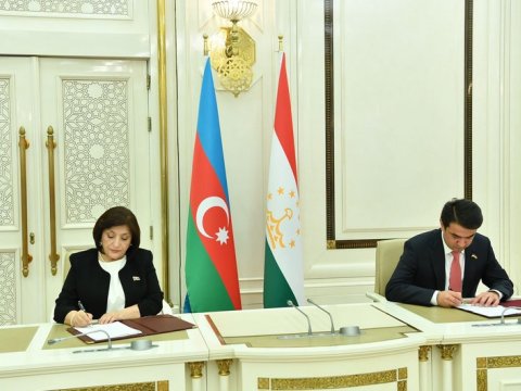 Azərbaycan və Tacikistan parlamentləri saziş imzaladı - YENİLƏNİB