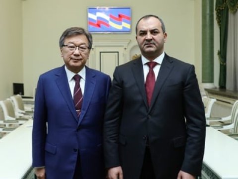 Davtyan Rusiyanın hərbi prokuroru ilə Qarabağdan danışdı 