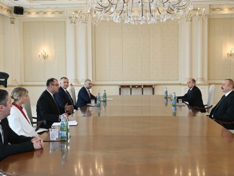 Gürcüstanın ədliyyə naziri Prezidentin qəbulunda