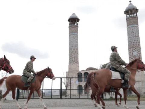 Qarabağ atlarının Ağdama yürüşü təşkil edilib