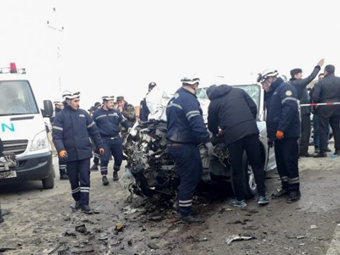 Sumqayıtda ağır qəza - 13 nəfər yaralandı