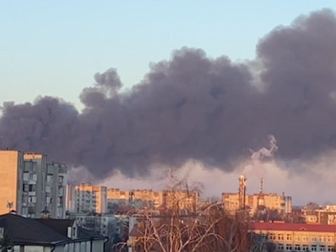 Lvova raket hücumu oldu