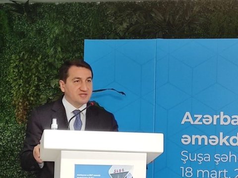“Şuşa diplomatik mərkəz rolunda çıxış edir” - Hikmət Hacıyev