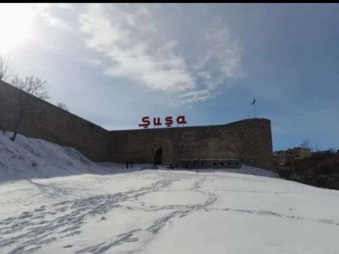 Şuşada qarın hündürlüyü 1 metri KEÇİB