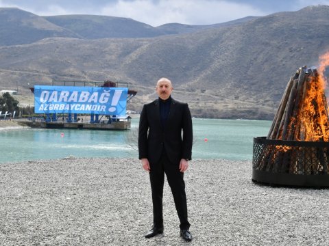 “Xoşbəxtəm ki, Novruz bayramını Qarabağda qeyd edirik” - İlham Əliyev