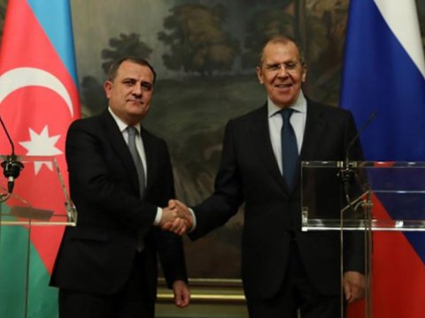 Ceyhun Bayramov Lavrovla Qarabağı müzakirə etdi 