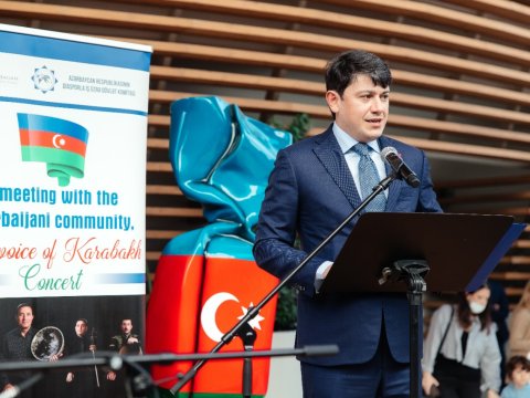 Dubayda Azərbaycan icması ilə görüş keçirildi - FOTO