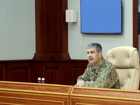 Zakir Həsənov döyüş tapşırıqları verdi