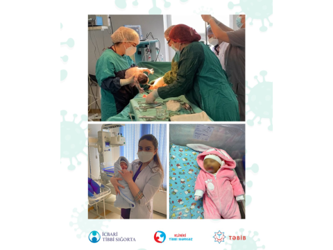 Xarkovdan təxliyə edilən qadın Azərbaycanda ana oldu