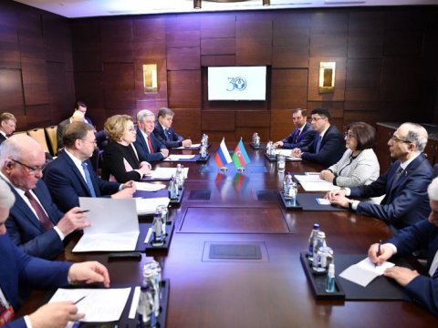 Sahibə Qafarova Matviyenko ilə GÖRÜŞDÜ