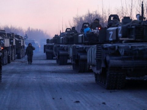 Ağır itki verən rus qoşunları Belarusa QAYITDI
