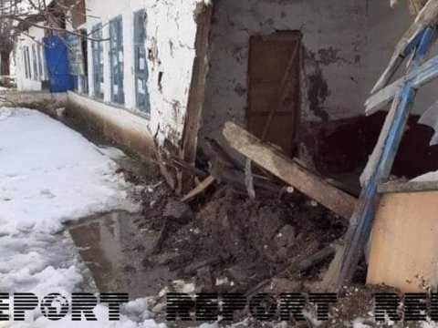 Daha bir məktəbdə uçqun oldu