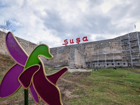 İmsak vaxtı Şuşada azan səslənir- VİDEO