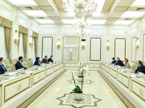 Sahibə Qafarova Avropa Şurasının baş katibi ilə görüşdü