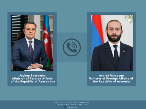Ceyhun Bayramov Mirzoyanla ilk dəfə telefonla DANIŞDI