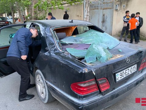 Bərdədə güclü külək, 3 nəfər xəsarət aldı