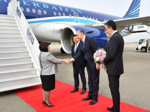 Sahibə Qafarova Gürcüstanda səfərdədir