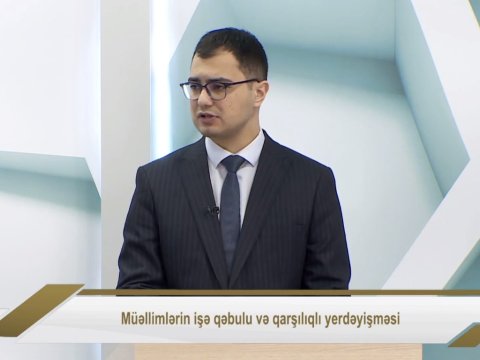 Bu müəllimlər yerdəyişmə edə bilməyəcək 