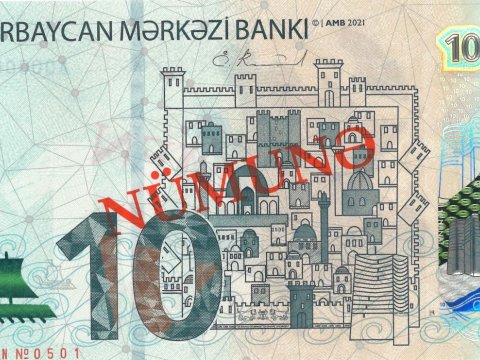 Yeni 10 manatlıq tədavülə buraxılır - FOTO