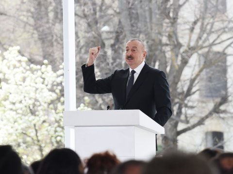 “Biz təkcə Ermənistanla müharibə aparmamışıq” - İlham Əliyev