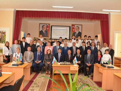 Diaspor rəhbərləri şəhidə həsr olunan şahmat turnirində - FOTO