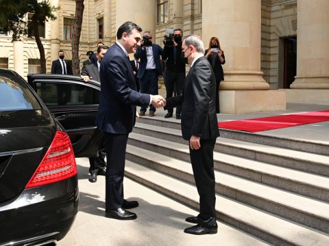 XİN nazirlərin Bakı görüşü ilə bağlı məlumat yaydı - FOTOLAR
