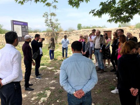 Çexiyalı alim və tələbələr Ağdamda - FOTO