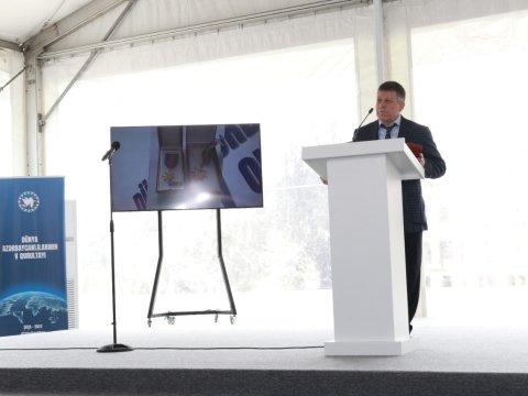 Təltif olunan diaspor fəalları Prezidentə təşəkkür etdilər - FOTOLAR