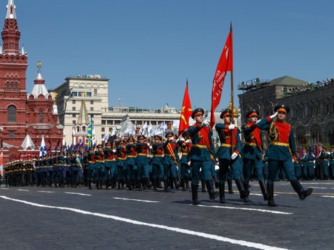 Moskvada parad keçirilir