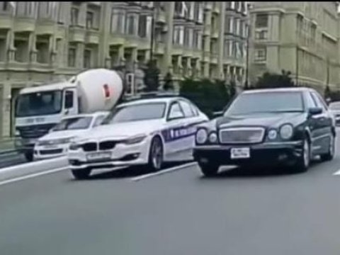 O görüntülərdə polis qayda pozmayıb - RƏSMİ (VİDEO)