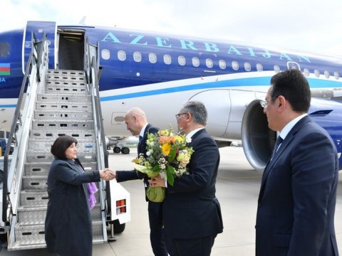 Sahibə Qafarova İsveçrəyə SƏFƏR EDİB