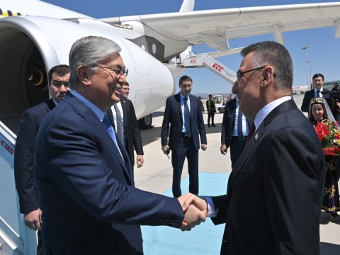  Tokayev Türkiyədə rəsmi səfərdədir