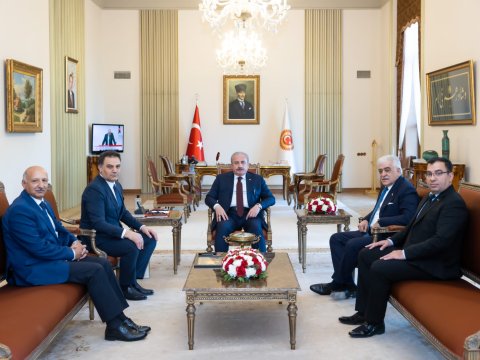 Azərbaycan icmasının üzvləri Mustafa Şentopla görüşüb