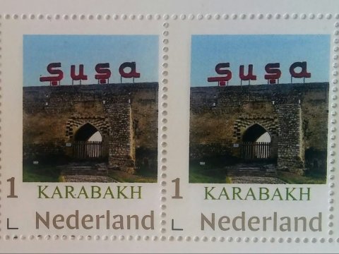 Niderlandda Şuşaya aid poçt markaları buraxılıb