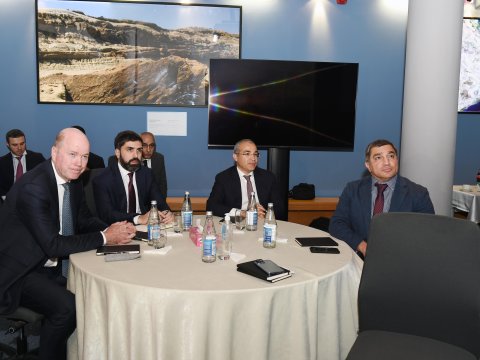 Mikayıl Cabbarov SOCAR-ın yeni rəhbərilə tədbirdə - FOTOLAR