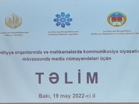 Jurnalistlər üçün növbəti təlim keçirilir
