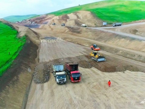 Füzuli-Hadrut yolu tikilir - FOTOLAR