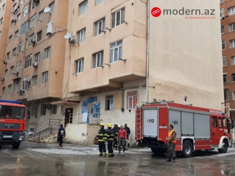 Abşeron Gənclər Şəhərciyindəki yanğın - YENİLƏNİB