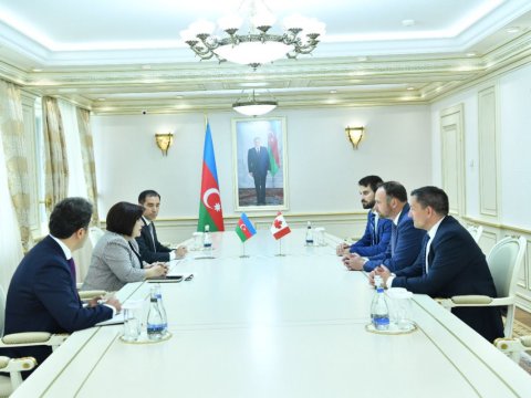 Sahibə Qafarova Kanada deputatları ilə görüşdü