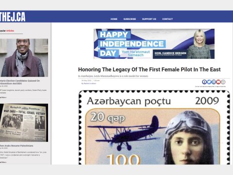 Kanada mətbuatı Leyla Məmmədbəyovadan yazdı