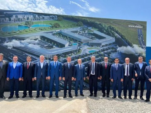 Deputatlar Ələt Azad İqtisadi Zonasında - FOTO
