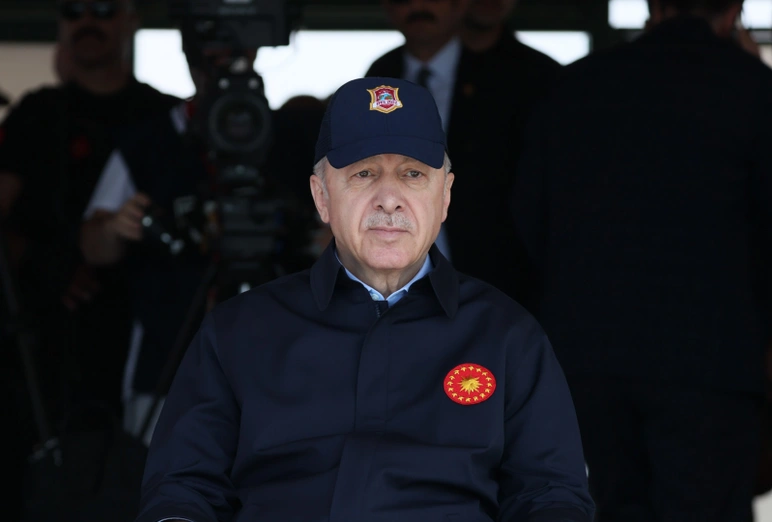 Ərdoğan hərbçilərimizin qatıldığı təlimdə - FOTOLAR