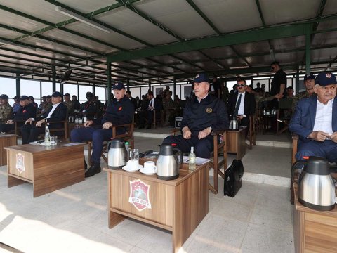 Azərbaycan generalları Ərdoğanla birgə hərbi təlimdə - FOTOLAR
