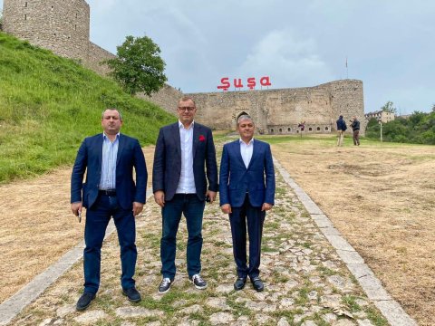 Slovakiya Milli Şurasının sədri Şuşada - FOTO